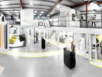 wide view of HDTWO new mezzanine floor by Doity