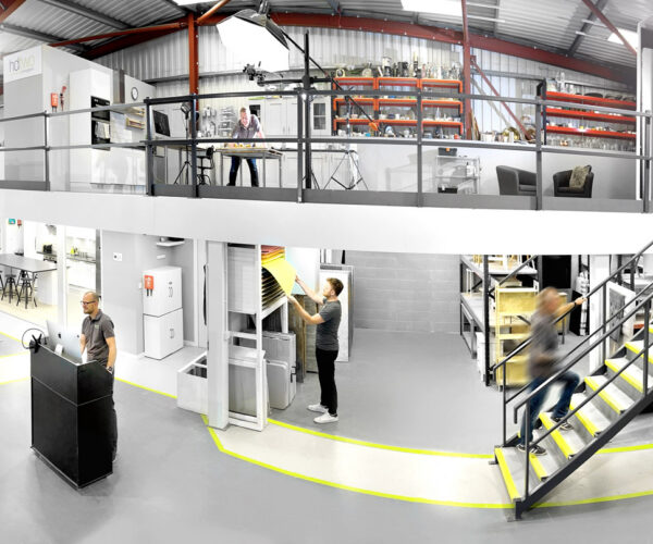completion-pic-from-customer-new1 Mezzanine floor with a staircase at HDTWO