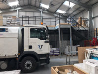 Doity Engineering installing a mezzanine floor at Stanley Services